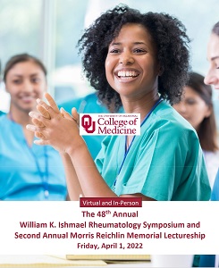 The 48th Annual William K. Ishmael Rheumatology Symposium and Second Annual Morris Reichlin Memorial Lectureship, 22015 Banner